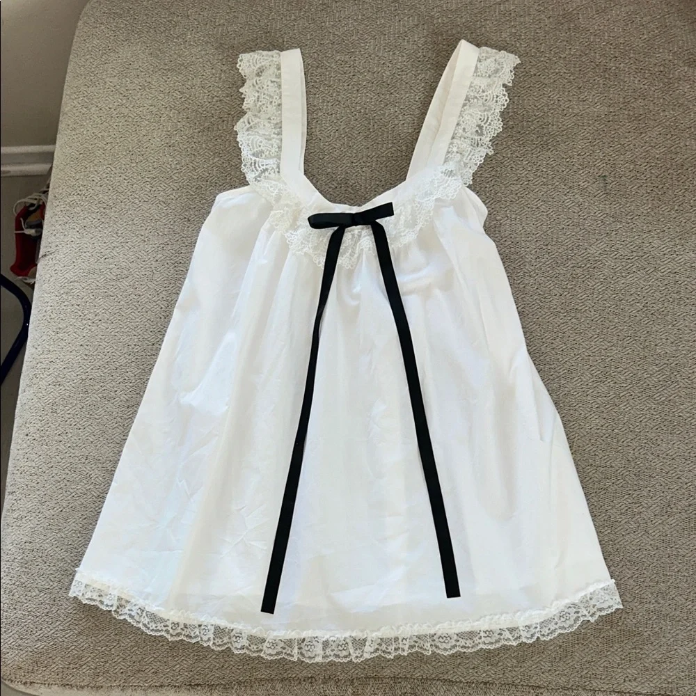 Edikted Rayne Lacey Babydoll Mini Size S - Picture 3 of 7